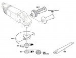 Bosch 3 601 H84 201 Gws 24-230 Jh Angle Grinder 230 V / Eu Spare Parts